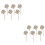 12St Ivory Aromatherapie Rattan Sticks Bloemvorm Diffuser Decoratie 6