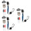 3Sets Golfs Ball Markierer Mit Liner, Und Farblichen Markern 6