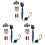 3Sets Golfs Ball Markierer Mit Liner, Und Farblichen Markern 2