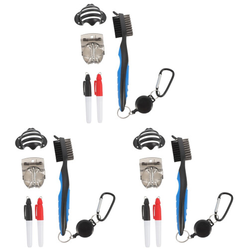 3Sets Golfs Ball Markierer Mit Liner, Und Farblichen Markern 1