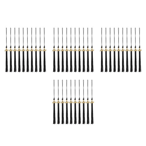 40Stk Polyester Abschlussquasten Für Abschluss Party 1