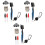 3Sets Golfs Ball Markierer Mit Liner, Und Farblichen Markern 3