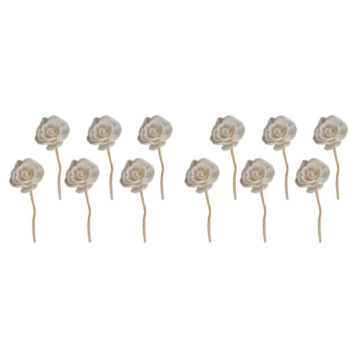 12St Ivory Aromatherapie Rattan Sticks Bloemvorm Diffuser Decoratie 1