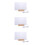 3Sets Acryl Mitteilungstafeln Mit , Abwischbar, Farbenfroh 3