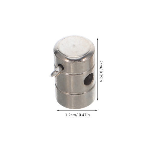 4Stk Gitarren Strap Locks Metall Silber Strap Button Set 2