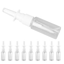 30Stk Nasenspray Sprühflasche Pet Leicht Transparent Wiederverwendbar