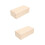 2Stk Khaki Holzschiebehülse Schmuck- Und Box Unfertig 9