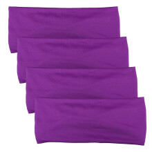 20Stk Dekorative Violette Sport-Sweatbänder Für Yoga Basketball