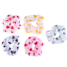 20Stk Sommer Haargummis Softball Scrunchies Elastische Haarbänder Bunt