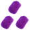 3Ud Leche Morado Para Tejer Y Cálido 2