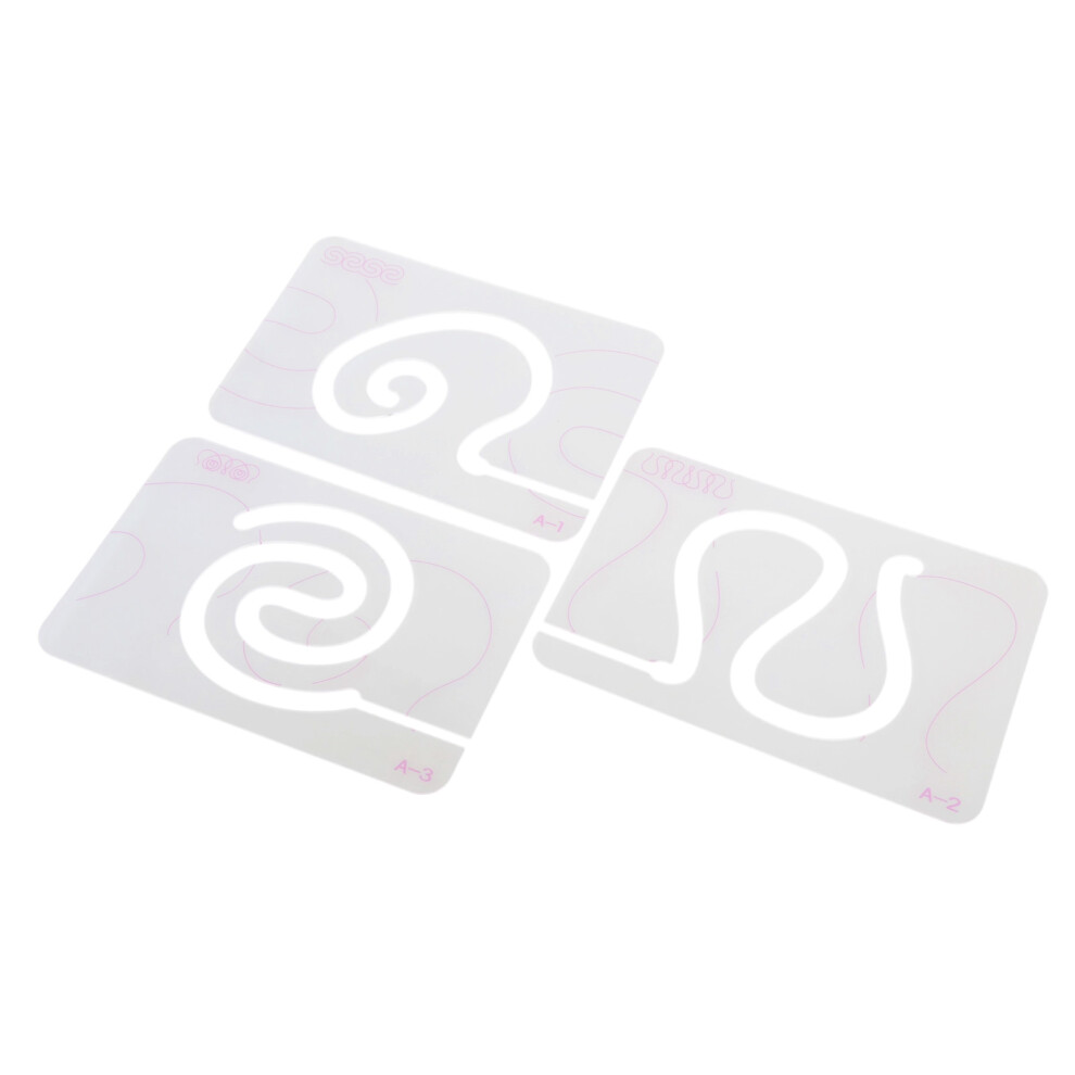 3Pcs Sturdy Acrylic Measurement Devices For Eye And Craft 7704000593311