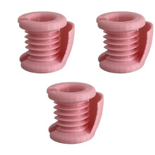 Plastic Crochet Yarn Protectors Soft Elastic for Finger-Pink