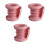 Plastic Crochet Yarn Protectors Soft Elastic for Finger-Pink 1
