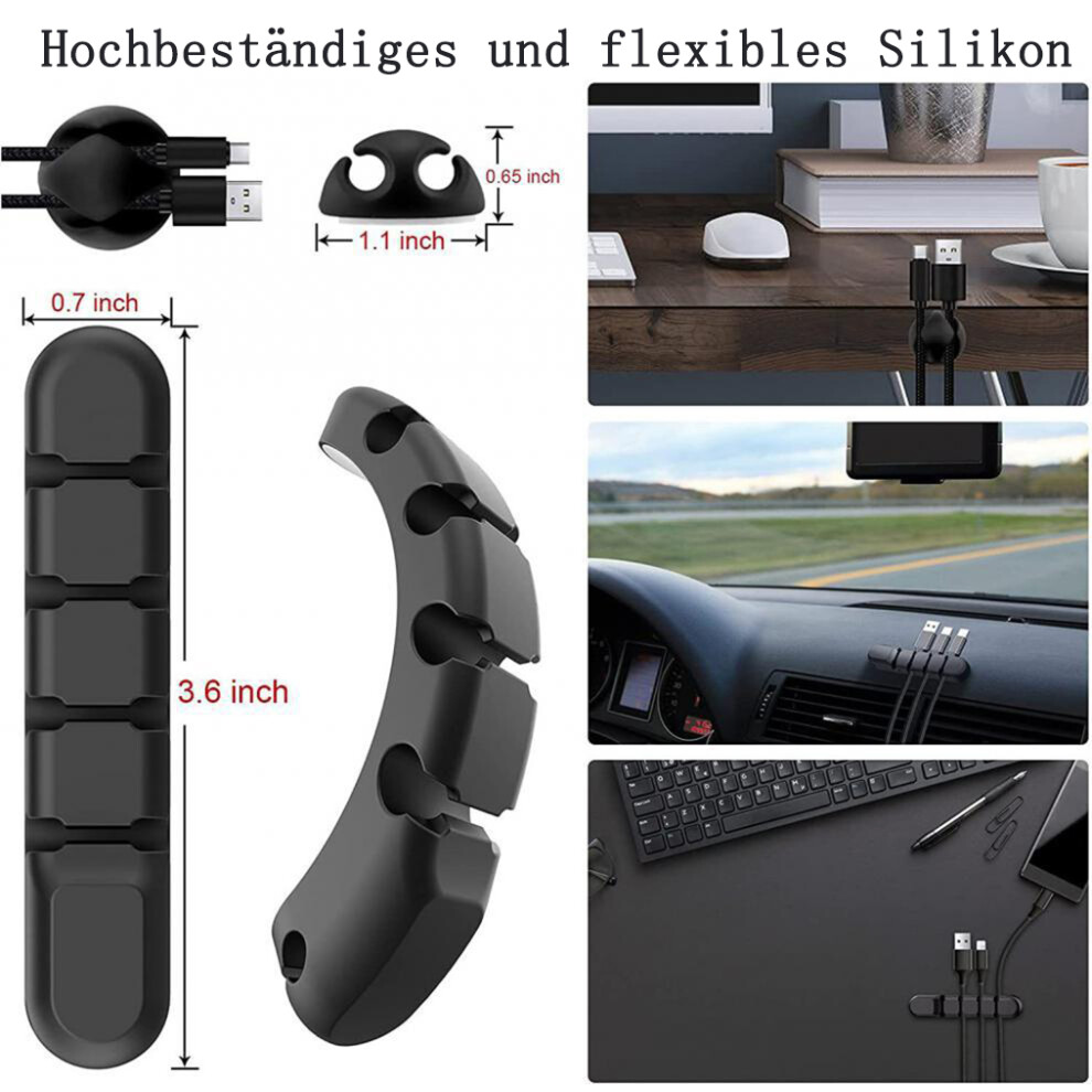 Cable Management System, Professional Organization Solution For Your Wires, Insulated Material Ensures Pet Chewing Protection And Easy Cut 9169997030177