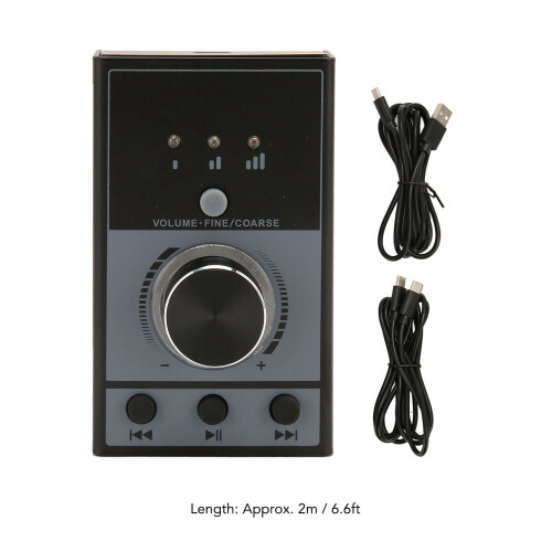 USB Volume Control Knob Remote for Win 10/8/7, Android, 2m 1