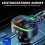 FM Transmitter for Seamless Music Streaming, Bluetooth Car Adapter with Efficient Charging for a Safe Driving Experience 6