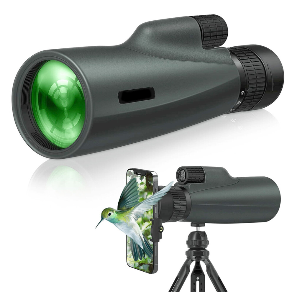 Compact Monoculars With 10-30X50 Zoom, Hd View & Wide-Angle Lens, Fmc Coating & Bak4 Prisms, Sturdy Tripod For Enhanced Stability, Waterproof & 9128293003322