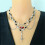Collier multicouche élégant avec pendentif croix gothique, 6