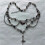 Portable Beaded Necklace Accessory Chic Multi layer Crosses 5