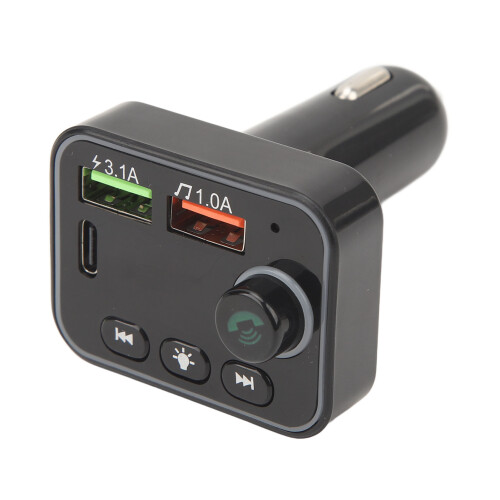 PDF4 Bluetooth-FM-Transmitter Autoadapter, 7-Farben