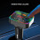 PDF4 Bluetooth-FM-Transmitter Autoadapter, 7-Farben 7