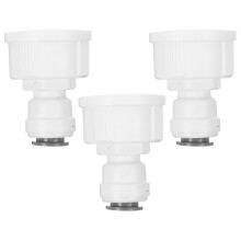 6Stk Weißer Push-in Schnellverbinder Für Wasserfilter Aus