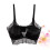 2Stk Schwarzer Drahtloser Damen Spitze 10