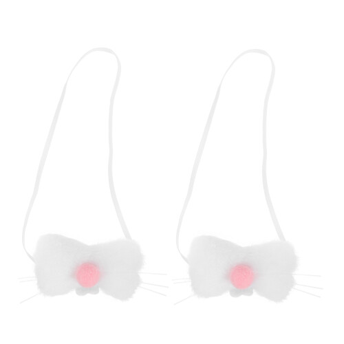 6St Witte Konijnen Cosplay Accessoires Voor Kinderen