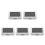 5Stk Schmuck Organizer Silber Mit Sichtfenster Elegant 5
