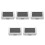 5Stk Schmuck Organizer Silber Mit Sichtfenster Elegant 9