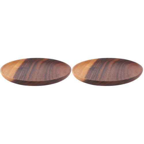 2Stk Holz Essensplatte Für Und Café 1