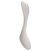 2Stk Titanium Spork Multifunktional Campingbesteck Löffel-Gabel Silber