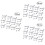 36Stk Ohrclips Silber Leicht Open Non-Pierced Schmuck 6