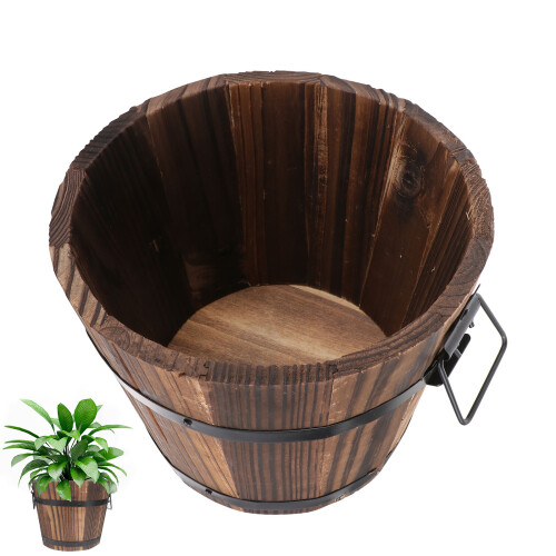 3Stk Kübel Pflanztopf Garten Rustikaler
