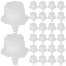 500Pcs Adjustable White Drip Irrigation Emitters for Home Garden Use