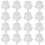 500Pcs Adjustable White Drip Irrigation Emitters for Home Garden Use 2