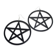 3Stk Circle Star Ohrhänger Mit Funkelndem
