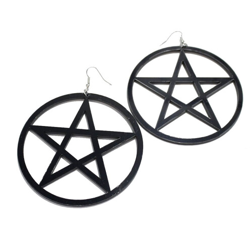 3Stk Circle Star Ohrhänger Mit Funkelndem