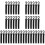 42Pcs Boat Paddle Safety Leash Elastic Nylon Rope Black 6