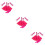 3Ud Accesorios Cosplay Rosy 80S Guantes Red Collar 9