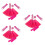 3Ud Accesorios Cosplay Rosy 80S Guantes Red Collar 7