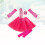3Ud Accesorios Cosplay Rosy 80S Guantes Red Collar 11