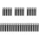 42Pcs Boat Paddle Safety Leash Elastic Nylon Rope Black 2