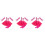 3Ud Accesorios Cosplay Rosy 80S Guantes Red Collar 4