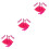 3Ud Accesorios Cosplay Rosy 80S Guantes Red Collar 5