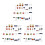 168Pièces Ensemble Route Jeu Educatif Enfants Coloré 6
