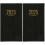 2Pcs Elegant Black Portable Planner Notepad Multifunction Writing Book 4