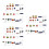 168Pièces Ensemble Route Jeu Educatif Enfants Coloré 5