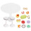 3Jgo Mini Y Postres Plasticos Para Casa De Muñecas Infantil 1