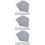 60Pièces Feutrine Multi-Usage Gris Pour École DIY 8